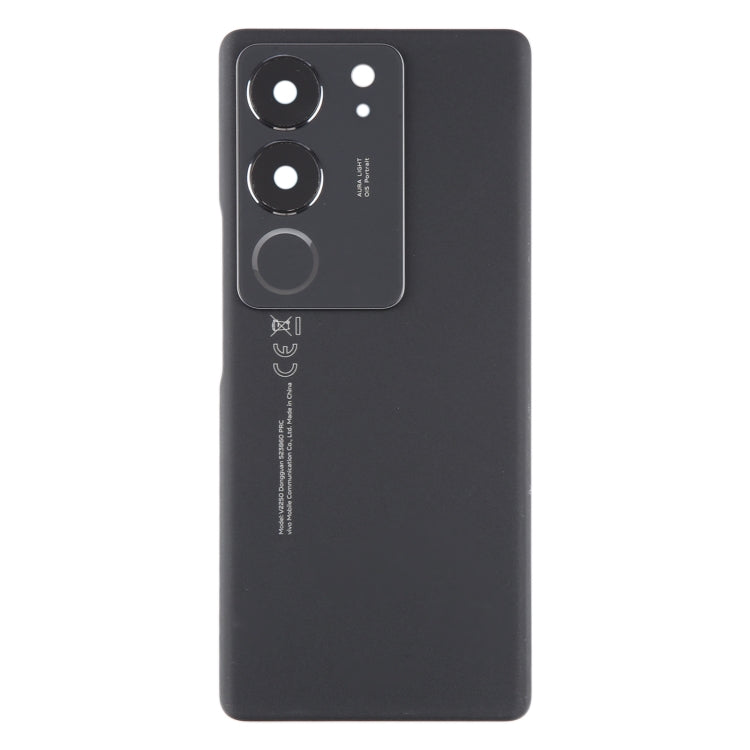 For vivo V29 Original Battery Back Cover with Camera Lens Cover(Black) - Back Cover by buy2fix | Online Shopping UK | buy2fix