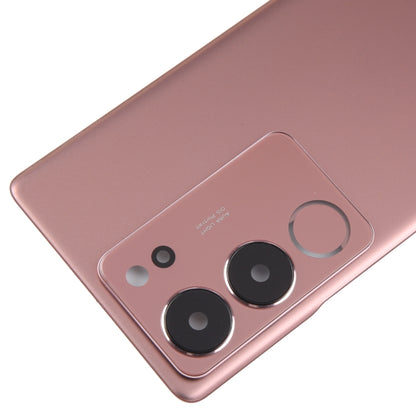 For vivo V29 Original Battery Back Cover with Camera Lens Cover(Purple Red) by buy2fix