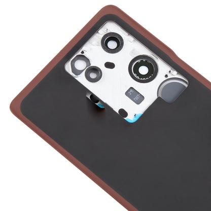 For vivo V29 Original Battery Back Cover with Camera Lens Cover(Purple Red) by buy2fix