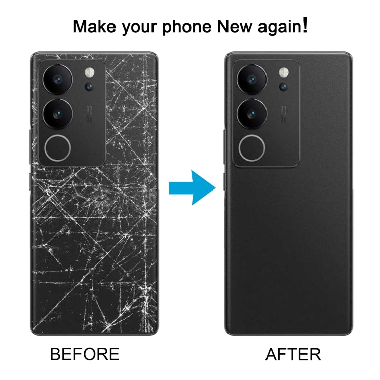 For vivo V29 Original Battery Back Cover with Camera Lens Cover(Purple Red) by buy2fix