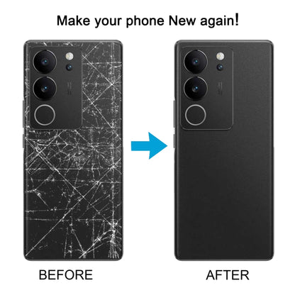 For vivo V29 Original Battery Back Cover with Camera Lens Cover(Purple Red) by buy2fix