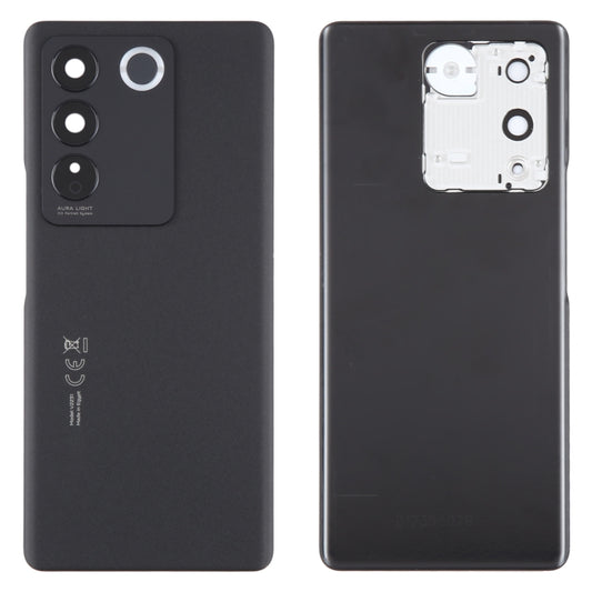 For vivo V27 Original Battery Back Cover with Camera Lens Cover(Black) - Back Cover by buy2fix | Online Shopping UK | buy2fix