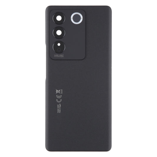 For vivo V27 Original Battery Back Cover with Camera Lens Cover(Black) - Back Cover by buy2fix | Online Shopping UK | buy2fix