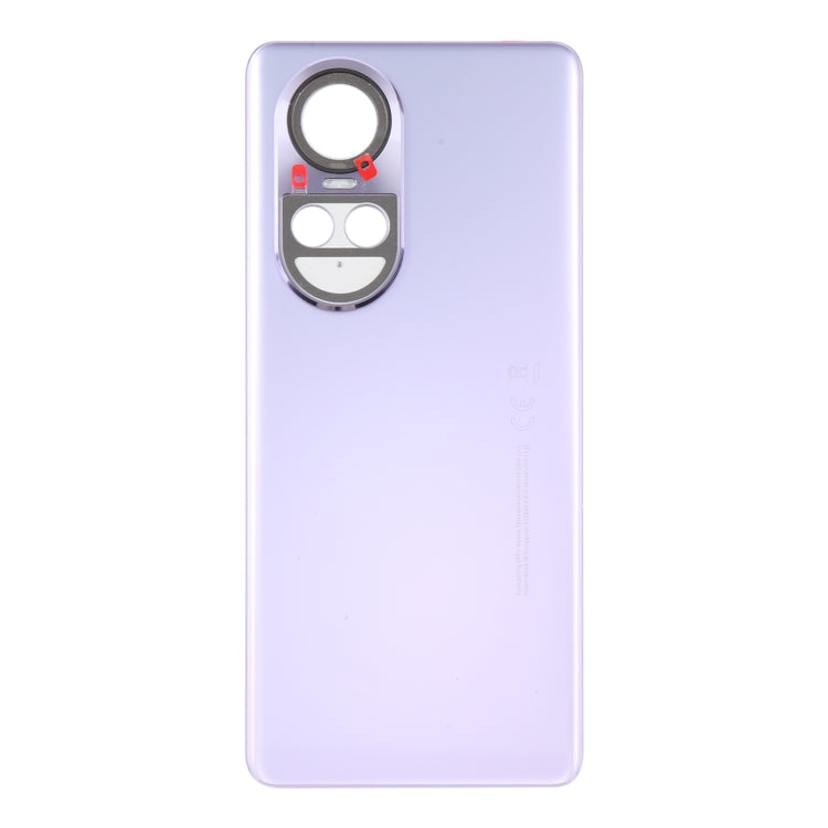 For OPPO Reno10 5G Original Battery Back Cover(Purple) - Back Cover by buy2fix | Online Shopping UK | buy2fix