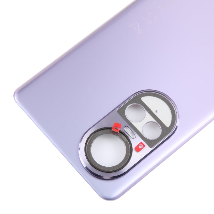 For OPPO Reno10 5G Original Battery Back Cover(Purple) - Back Cover by buy2fix | Online Shopping UK | buy2fix