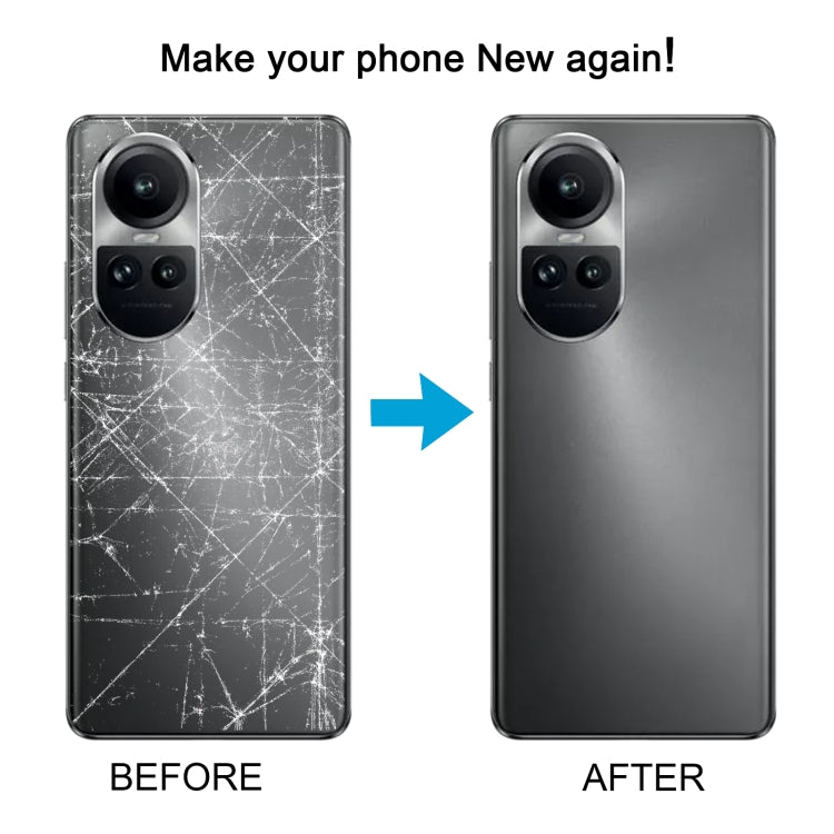 For OPPO Reno10 5G Original Battery Back Cover(Purple) - Back Cover by buy2fix | Online Shopping UK | buy2fix