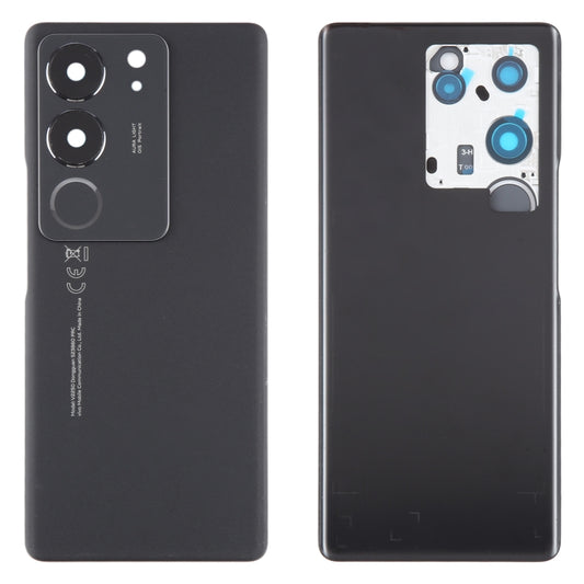 For vivo V29 Pro Original Battery Back Cover with Camera Lens Cover(Black) - Back Cover by buy2fix | Online Shopping UK | buy2fix