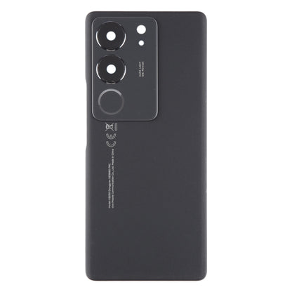 For vivo V29 Pro Original Battery Back Cover with Camera Lens Cover(Black) - Back Cover by buy2fix | Online Shopping UK | buy2fix