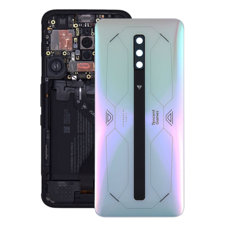 For ZTE nubia Red Magic 6s Pro Battery Back Cover(White) - For ZTE by buy2fix | Online Shopping UK | buy2fix
