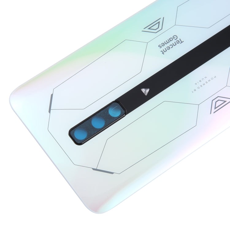 For ZTE nubia Red Magic 6s Pro Battery Back Cover(White) - For ZTE by buy2fix | Online Shopping UK | buy2fix