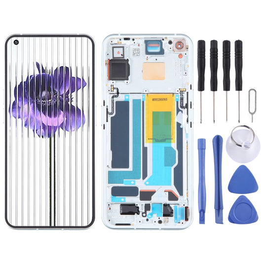 For Nothing Phone1 A063 LCD Screen Digitizer Full Assembly with Frame (Silver) - For Nothing by buy2fix | Online Shopping UK | buy2fix