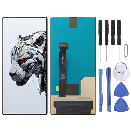 For ZTE nubia RedMagic 8S Pro AMOLED LCD Screen with Digitizer Full Assembly