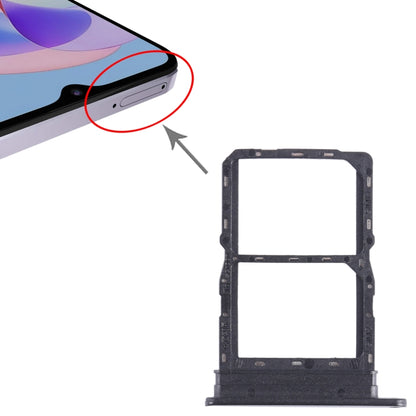 For Honor Play 40 Plus SIM + SIM Card Tray (Black) - Card Tray by buy2fix | Online Shopping UK | buy2fix