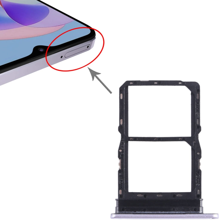 For Honor Play 40 Plus SIM + SIM Card Tray (Purple) - Card Tray by buy2fix | Online Shopping UK | buy2fix