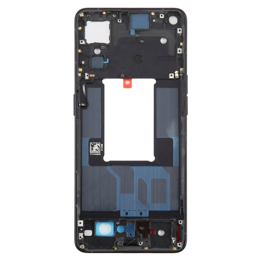 For OPPO Reno7 Pro 5G Front Housing LCD Frame Bezel Plate (Black) - LCD Screen by buy2fix | Online Shopping UK | buy2fix