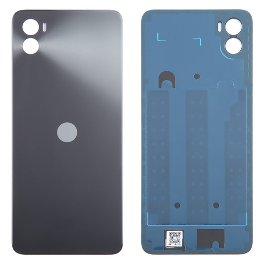 For Motorola Moto E32 India Original Battery Back Cover(Black) - Back Cover by buy2fix | Online Shopping UK | buy2fix