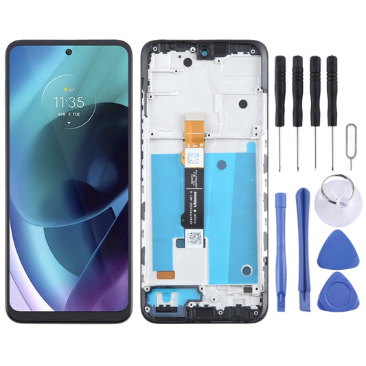 For Motorola Moto G71 5G Original LCD Screen Digitizer Full Assembly with Frame - LCD Screen by buy2fix | Online Shopping UK | buy2fix