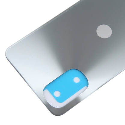 For Motorola Moto E32s Original Battery Back Cover(Silver) - Back Cover by buy2fix | Online Shopping UK | buy2fix