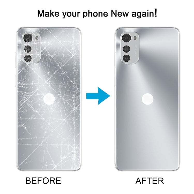 For Motorola Moto E32s Original Battery Back Cover(Grey) - Back Cover by buy2fix | Online Shopping UK | buy2fix