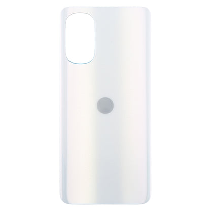 For Motorola Moto G71s Original Battery Back Cover(White) - Back Cover by buy2fix | Online Shopping UK | buy2fix