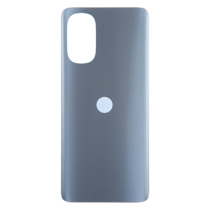 For Motorola Moto G62 India Original Battery Back Cover(Grey) - Back Cover by buy2fix | Online Shopping UK | buy2fix