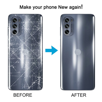 For Motorola Moto G62 India Original Battery Back Cover(Green) - Back Cover by buy2fix | Online Shopping UK | buy2fix