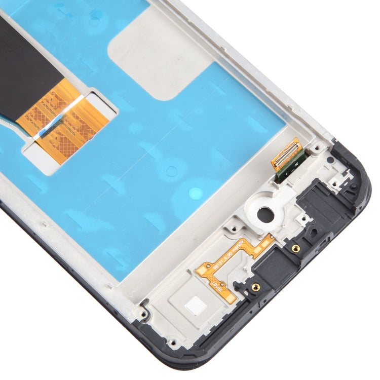 For T-Mobile REVVL 6X Pro 5G LCD Screen Digitizer Full Assembly with Frame (Black) - For T-Mobile by buy2fix | Online Shopping UK | buy2fix