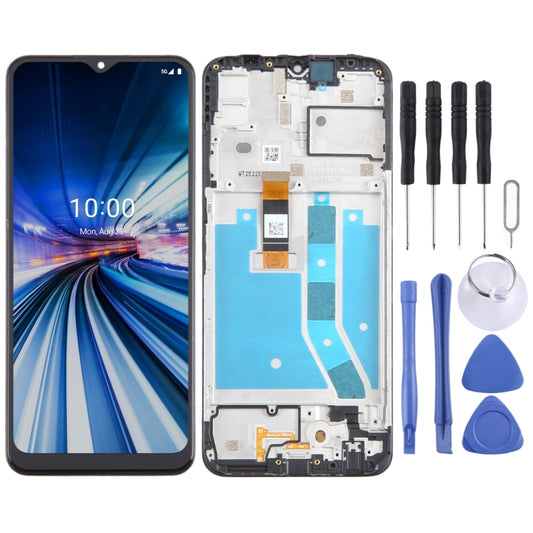 For Boost Mobile Celero 5G LCD Screen Digitizer Full Assembly with Frame (Black) - Others by buy2fix | Online Shopping UK | buy2fix