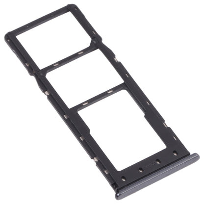 For Infinix Hot 9 Pro SIM Card Tray + SIM Card Tray + Micro SD Card Tray (Black) - Card Tray by buy2fix | Online Shopping UK | buy2fix