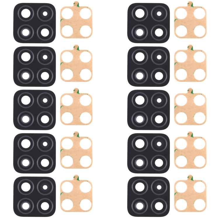 For OPPO A73 5G / A53 5G / A72 5G PDYM20 10pcs Back Camera Lens - Camera Series by buy2fix | Online Shopping UK | buy2fix