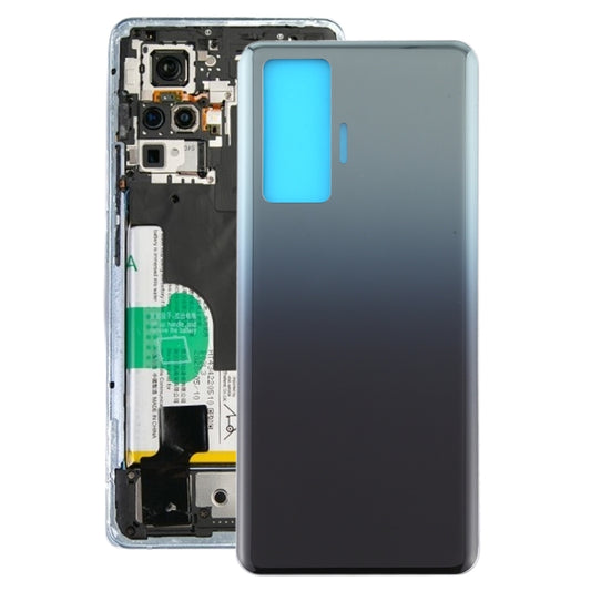 For Vivo X50 2004 Battery Back Cover (Black) - Back Cover by buy2fix | Online Shopping UK | buy2fix