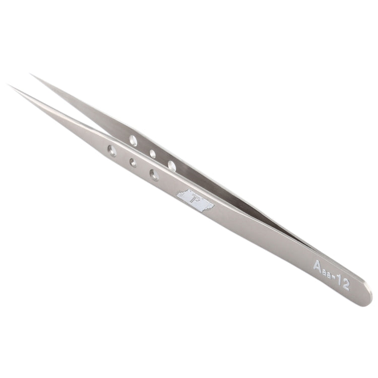 Aaa-12 Precision Repair Tweezers Long Pointed Stainless Steel - Tweezers by buy2fix | Online Shopping UK | buy2fix