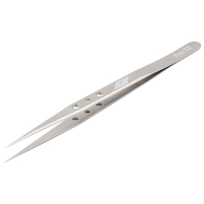 Aaa-12 Precision Repair Tweezers Long Pointed Stainless Steel - Tweezers by buy2fix | Online Shopping UK | buy2fix
