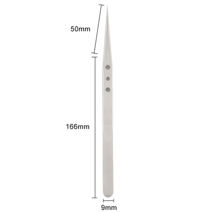 Aaa-12 Precision Repair Tweezers Long Pointed Stainless Steel - Tweezers by buy2fix | Online Shopping UK | buy2fix