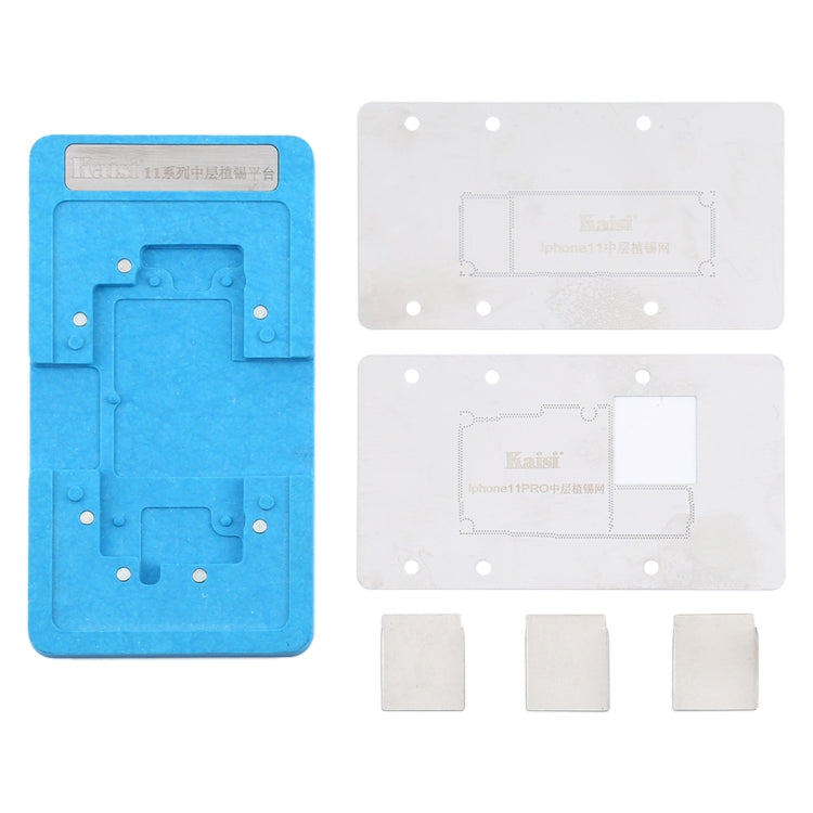 Kaisi Mainboard Middle Layer Board BGA Reballing Stencil Plant Tin Platform for iPhone 11 / 11 Pro - Repair Platform by buy2fix | Online Shopping UK | buy2fix
