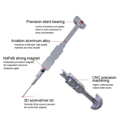 Qianli i-Thor S2 Precision 3D Texture Torx Screwdriver - Screwdriver by QIANLI | Online Shopping UK | buy2fix