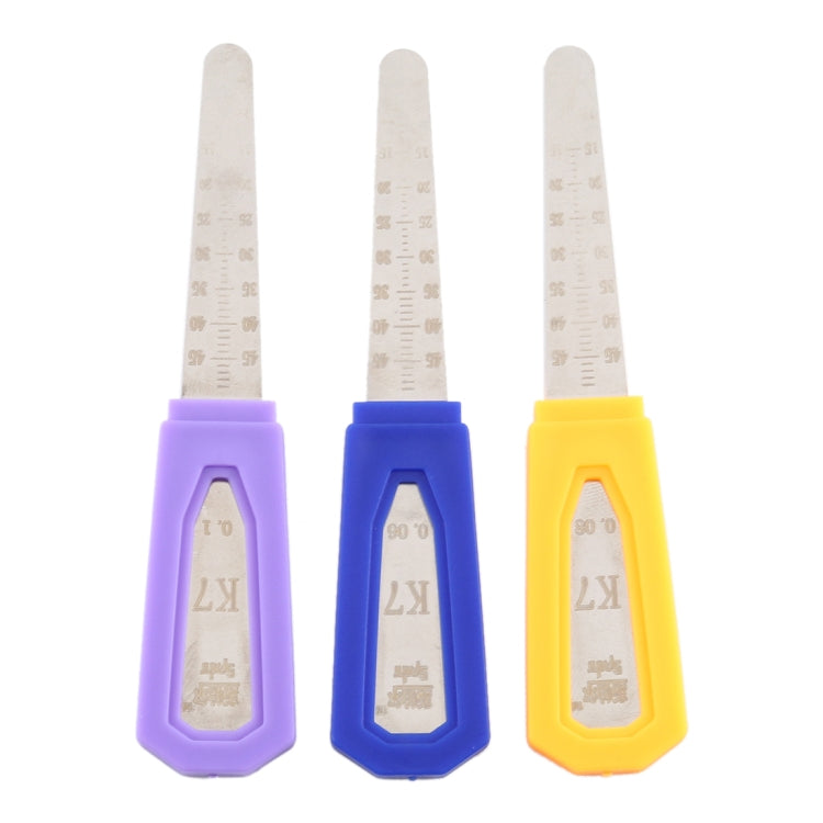 Spahr K7 0.1 / 0.08 / 0.06 mm Stainless Steel Ruler Phone   Disassembly Hand Tool - Crowbar by buy2fix | Online Shopping UK | buy2fix