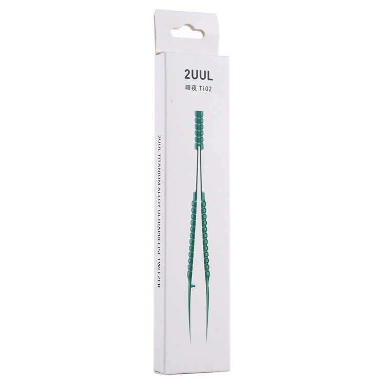 2UUL Ti02  Titanium Alloy Curved Tweezers - Dust Remove Tool by 2UUL | Online Shopping UK | buy2fix