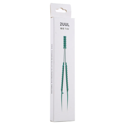2UUL Ti02  Titanium Alloy Curved Tweezers - Dust Remove Tool by 2UUL | Online Shopping UK | buy2fix