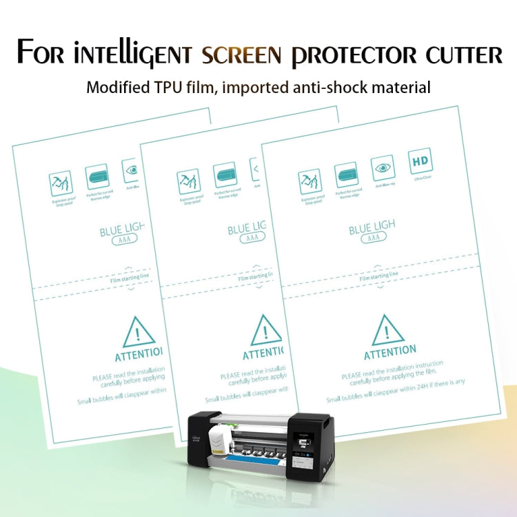 50 PCS F0004 Anti Blue Ray TPU Soft Film Supplies for Protector Cutter by buy2fix