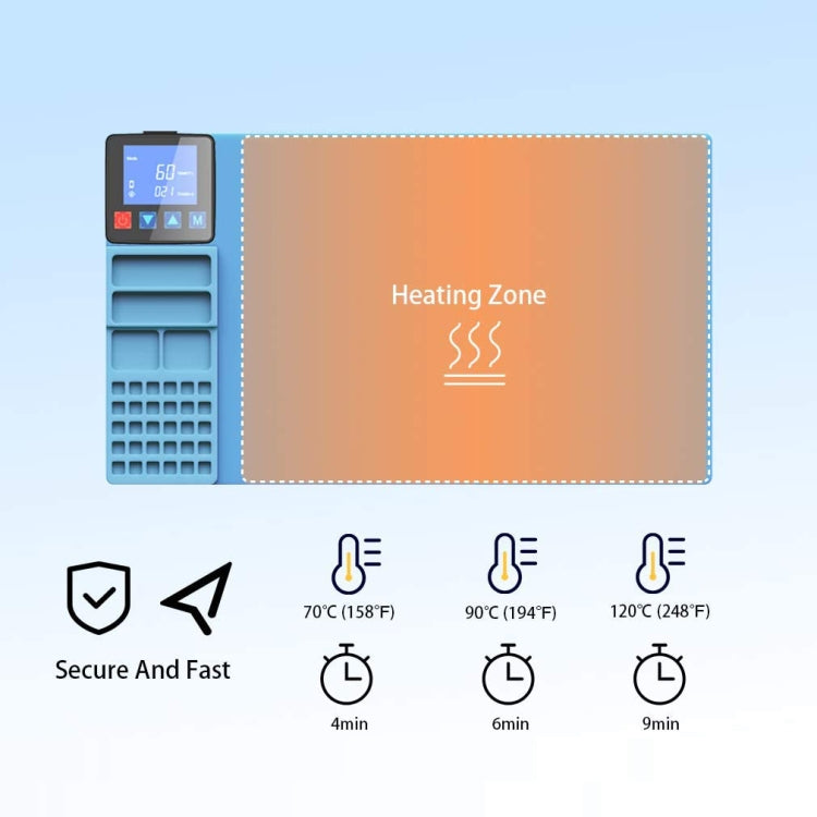 CPB CP320 LCD Screen Heating Pad Safe Repair Tool, US Plug - Repair Platform by buy2fix | Online Shopping UK | buy2fix