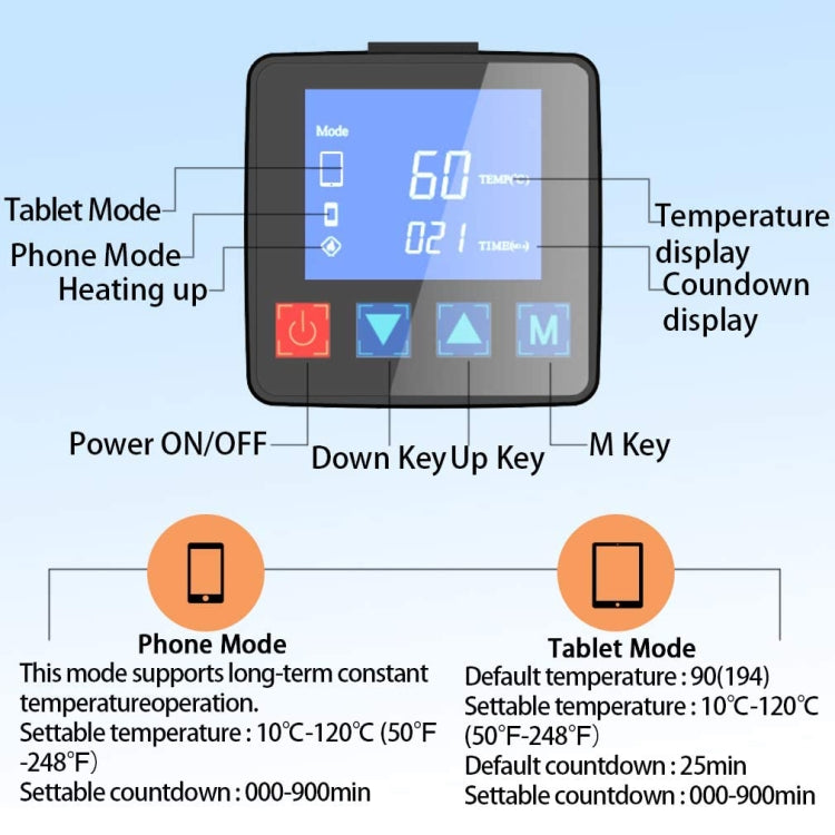CPB CP320 LCD Screen Heating Pad Safe Repair Tool, US Plug - Repair Platform by buy2fix | Online Shopping UK | buy2fix