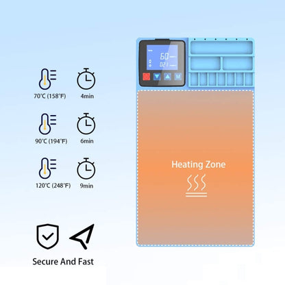 CPB CP300 LCD Screen Heating Pad Safe Repair Tool, EU Plug - Repair Platform by buy2fix | Online Shopping UK | buy2fix