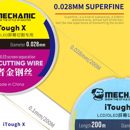 MECHANIC iTough X 200M 0.03MM LCD OLED Screen Cutting Wire - Welding Wire by MECHANIC | Online Shopping UK | buy2fix