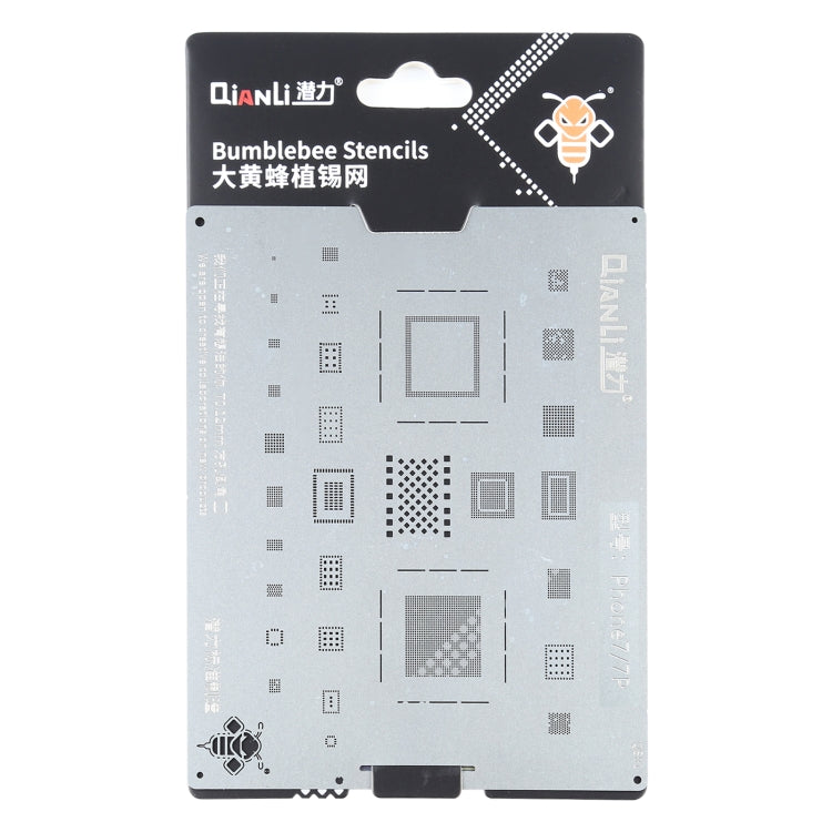 Qianli QS03 Bumblebee Stencils BGA Reballing Planting Tin Plate For iPhone 7/7 Plus - BGA Stencils by QIANLI | Online Shopping UK | buy2fix