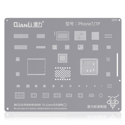 Qianli QS03 Bumblebee Stencils BGA Reballing Planting Tin Plate For iPhone 7/7 Plus - BGA Stencils by QIANLI | Online Shopping UK | buy2fix