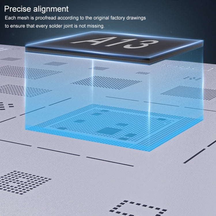 QIANLI QS05 Replacement Bumblebee Stencil For iPhone XR / XS / XS Max by QIANLI