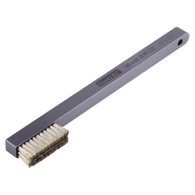 Qianli iBrush Straight Handle Aluminum Alloy Steel Brush - Dust Remove Tool by QIANLI | Online Shopping UK | buy2fix