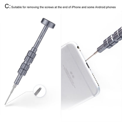 QIANLI 5 in 1 Multi-purpose 2D Grenade Magnetic Screwdriver Set by QIANLI