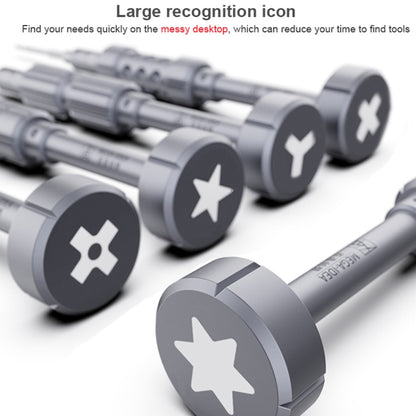 QIANLI 5 in 1 Multi-purpose 2D Grenade Magnetic Screwdriver Set by QIANLI